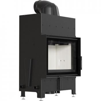 8kW FLOKI S Air Heater Black, Self‑Closing Design