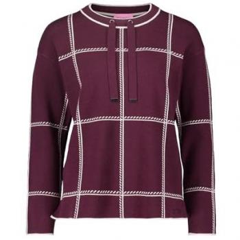 Betty Barclay Herren‑ und Damen‑Pullover „Kariert“ – 36 – Viskose/Polyester/Polyamid