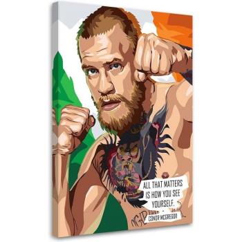 Leinwandbild Conor McGregor 40x60 cm beige