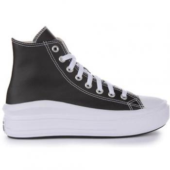 Converse Chuck Taylor All Star Move Sneakers in Pelle Nere