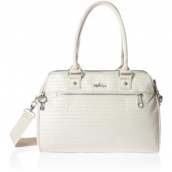 Kipling Sunbeam Top-Handle Bag Misty White