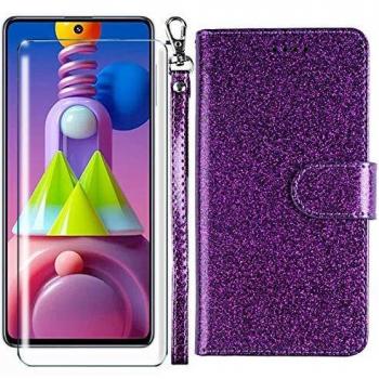 Protezione Vetro Temperato per Oppo A9 2020 + Wallet Slot – Design Viola