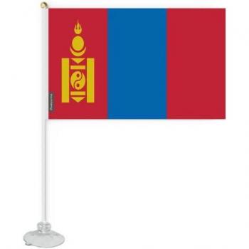 Small Mongolian Flag – 20x30cm – Polyvinyl – Front & Back Printing – Sticky Base