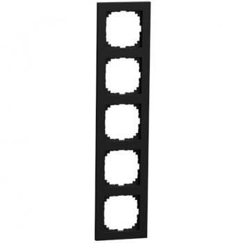 Merten MEG4050-3603 M-Pure-Rahmen 5fach aus Ocean Plastic schwarz