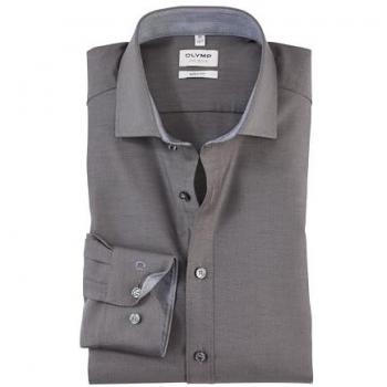 OLYMP LEVEL FIVE Hemd Body Fit grau | 43