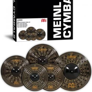 Meinl Classics Custom Dark Expanded Set – 14″ H‑Hat, 16″ & 18″ Crash, 20″ Ride
