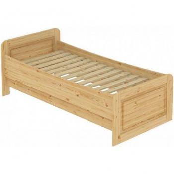 Lit simple en pin massif