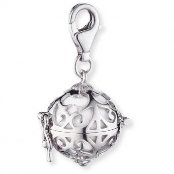 Engelsrufer Charm-Einhänger Weiß mit Klangkugel Set
