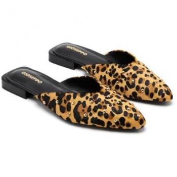 Mule Irasburg Gioseppo Animal Print Azul