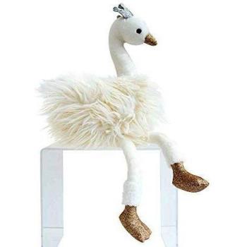 Cygne Blanc en Peluche Taille M