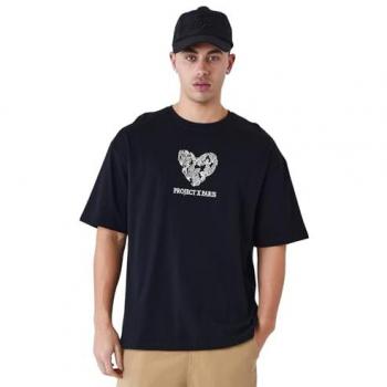 T-Shirt Project X Paris Herz Schmetterling Schwarz XS Herren
