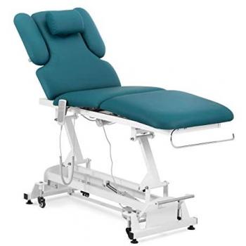 Lettino massaggio elettrico 3 motori 250 kg colore turchese