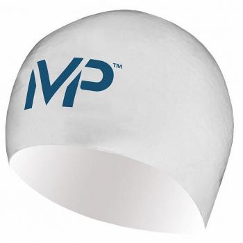 Bonnet de Natation Phelps MP Couleur Marine & Blanc, Taille U