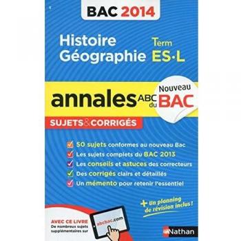 ANNALES BAC 2014 HISTOIRE/GEO