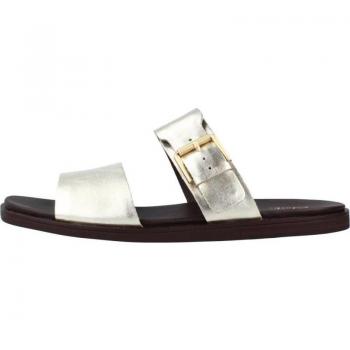 Sandálias Femininas Douradas CLARKS OFRA SLIDE