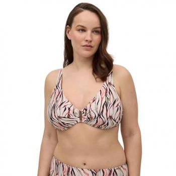 Ysabel Mora Top Bikini Aro Reductor con Tirantes y Estampado