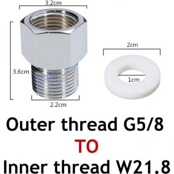 Adaptateur G5/8 W21.8 M22 pour régulateur CO2