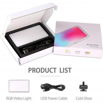 LUXCEO W140 Compact RGB Pocket Light