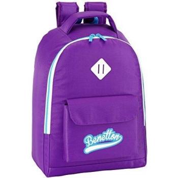 BENETTON BENETTON MOCHILA ADAPTABLE, 32 X 43 CM, COLOR MORADO (SAFTA 611552704)