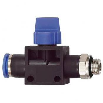 Riegler 3/2-Wegeventil, G 1/8 außen, Ø 8mm, Blaue Serie