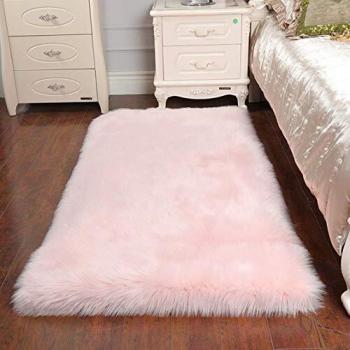 Alfombra Cumay de Piel Sintética para Salón y Dormitorio