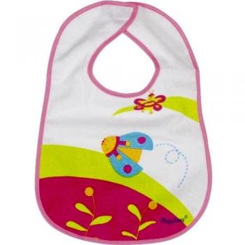 Neonato PlayShoes: Bavaglino Impermeabile con Chiusura e Coccinelle
