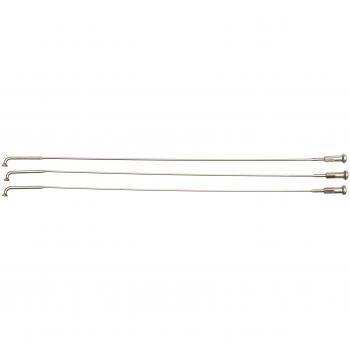 Zipp CX J‑Bend 288mm External Silver Nipple Assembly