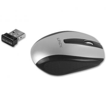 LINDY Wireless Maus mit 3 Tasten für Laptops