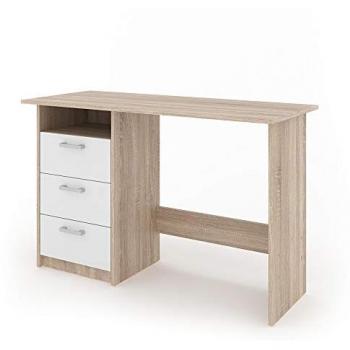 Scrivania Meiko 120 x 50 cm Bianco/Sonoma