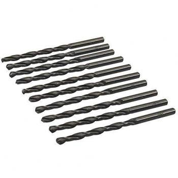 Forets métalliques HSS, fraises cylindriques 4.8 mm, 10 unités