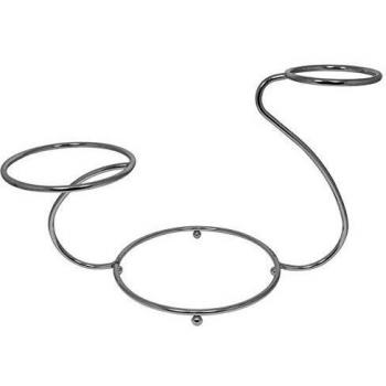 Chrome Swan Tiered Cake Platform