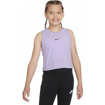 Nike Dri-Fit Pro Mädchen Tank-Top in Flieder, Größe S