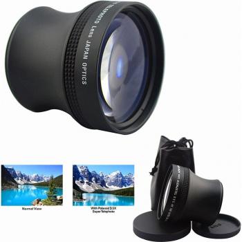 3.5x Zoom Telephoto Lens for Sony A6400 A6300 A6100 A6000 A5100 A5000 NEX-6 NEX-5T NEX-5N NEX-3N with E 16-50mm