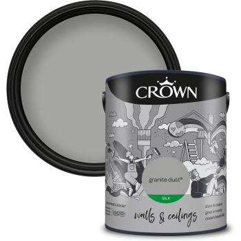 Crown 5L Silk Emulsion Paint for Walls and Ceilings