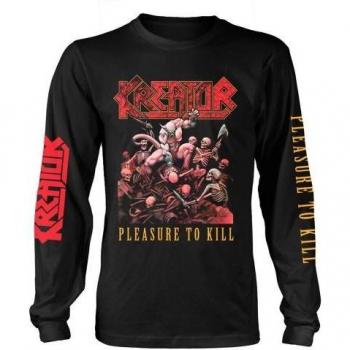 Unisex Langarm T-Shirt „Pleasure To Kill“ von Kreator (Erwachsene)