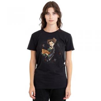 Hocus Pocus 2 – Winifred Sanderson Twist the Bones Graphic Tee for Women – Black M
