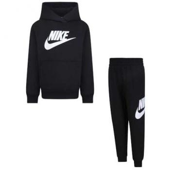 Combinaison Nike Enfant Club Polaire Noire 86L135-023, noir/blanc, taille 2-3 ans
