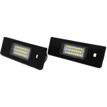 Focos de matrícula LED BMW 2×650 lm – kit compacto de 2