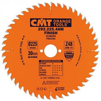 CMT Lame circulaire 225 mm 30 mm 2,8 mm 48 dents