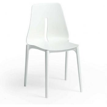Sedia Oblonga Bianco TOSCOHOME