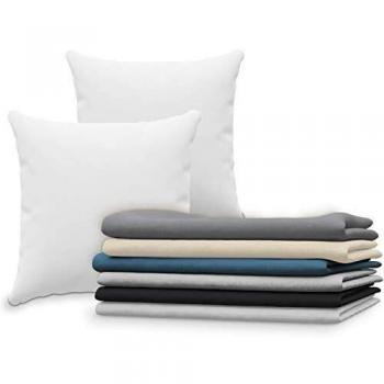 Taie Oreiller Blanc Dreamzie 2 pièces, Coton Jersey