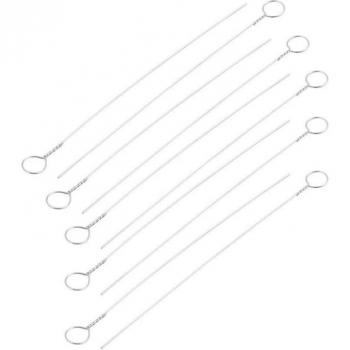 10Pcs Ni-Cr Alloy Microbiology Inoculating Loops 4Mm