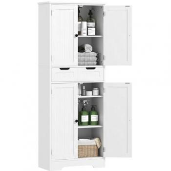 Rangement blanc haute capacité – Homcom