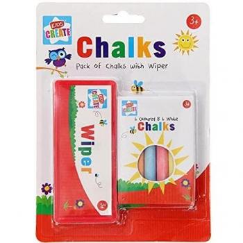 Anker 12 White and 12 Colour Chalks Pack