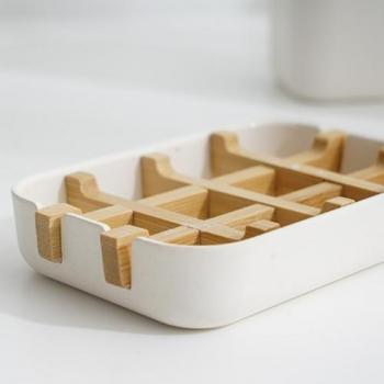 Bamboo Shower Soap Holder