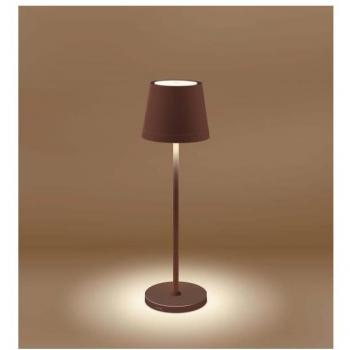 Saddlebrown Lámpara de Mesa Lume Plus