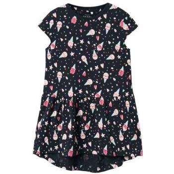 NAME IT Kleid für den Alltag Vigga 13215107 Dunkelblau Regular Fit