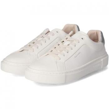 Damen-Sneaker Calvin Klein Cupsole Lace-Up – Weiß, Größe 38