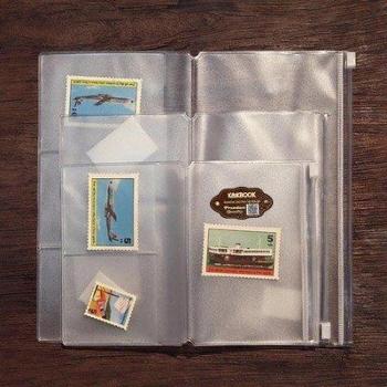 K&KBOOK PVC Zipper Holder for Travel Tickets and Cards