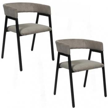 Fauteuil Scott Design Côtelé